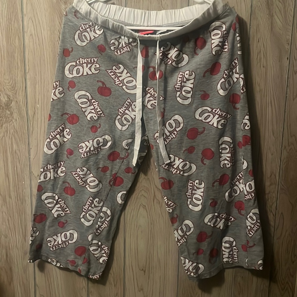 Cherry Coke Capri sleep pants